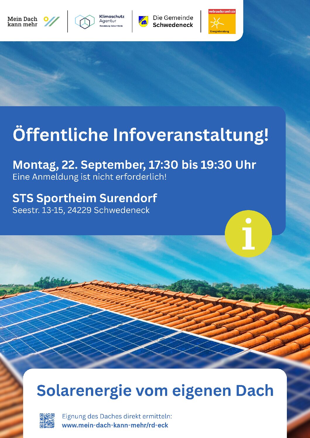 22.9.25 – Schwedeneck: Solarenergie vom eigenen Dach