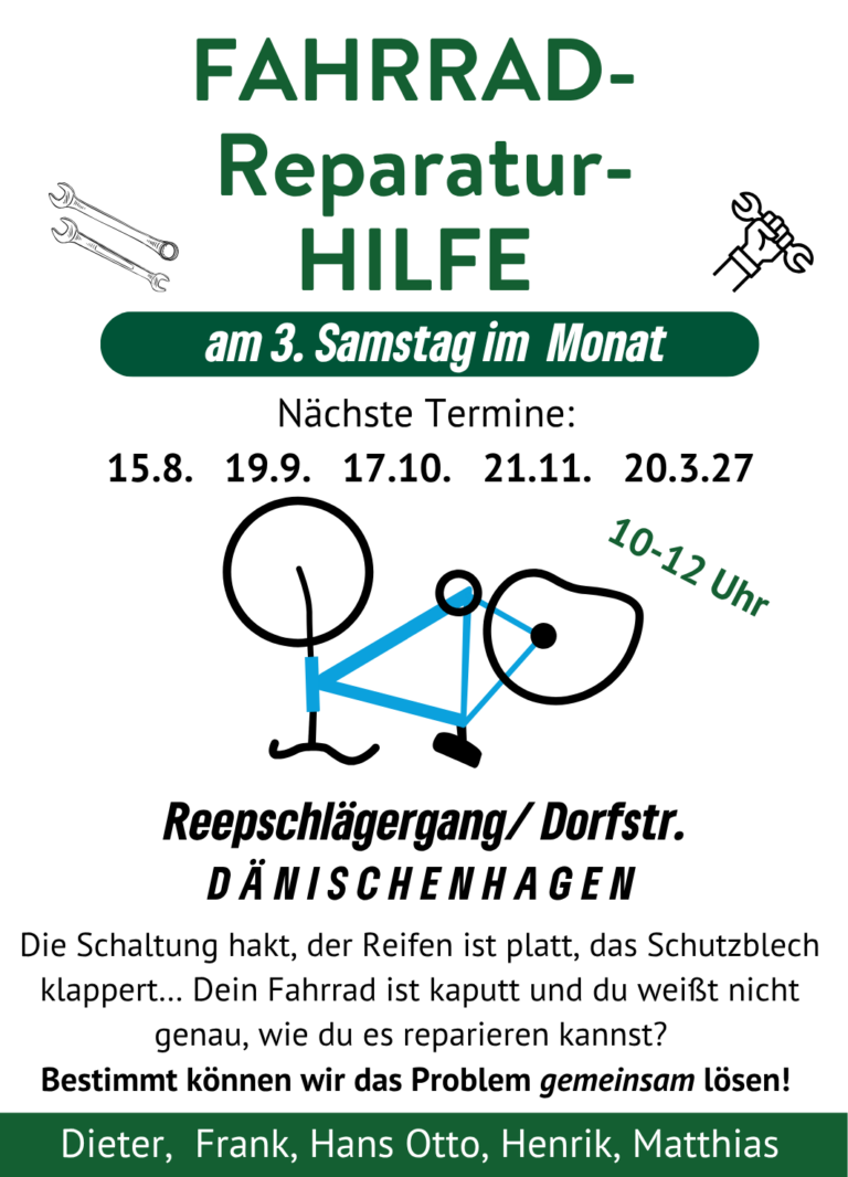 Fahrrad-Reparatur-Hilfe